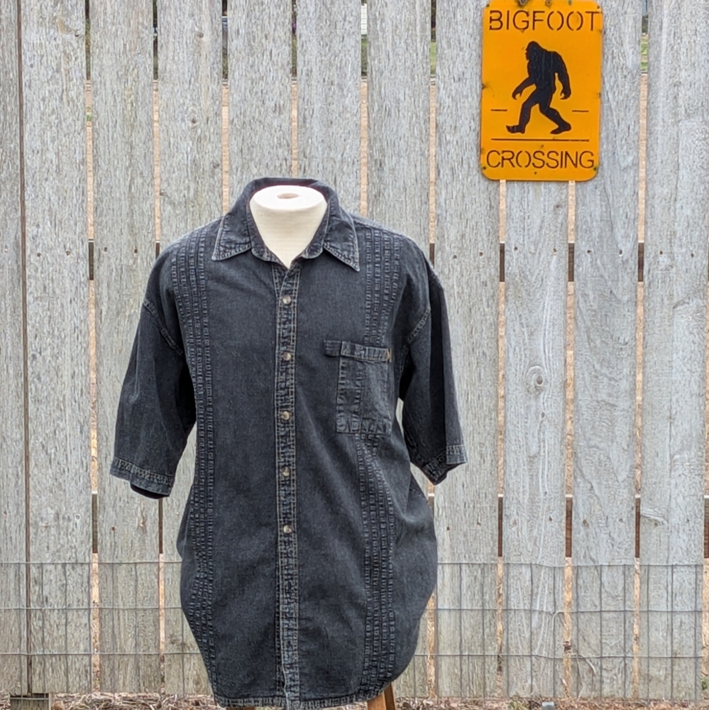 Peruvian Cotton Men's Short Sleeve Button Up